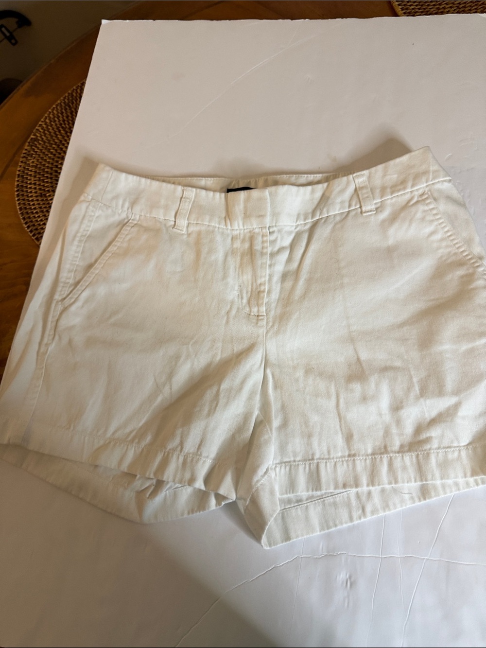 J. Crew Factory white cotton Shorts